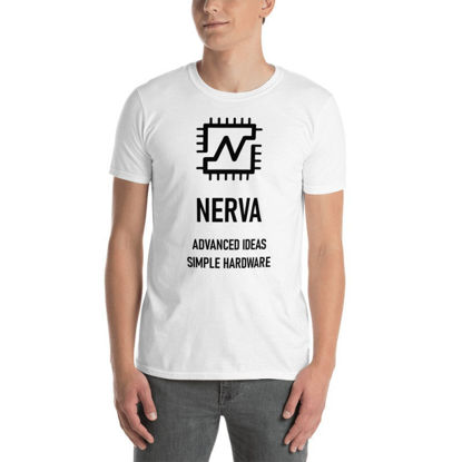 Nerva (XNV) - unisex t-shirt - black design - white