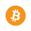 Bitcoin (BTC) bubble-free stickers - logo only - 4in